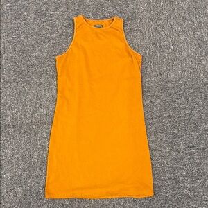 Wild Fable Orange Halter Sheath Mini Dress